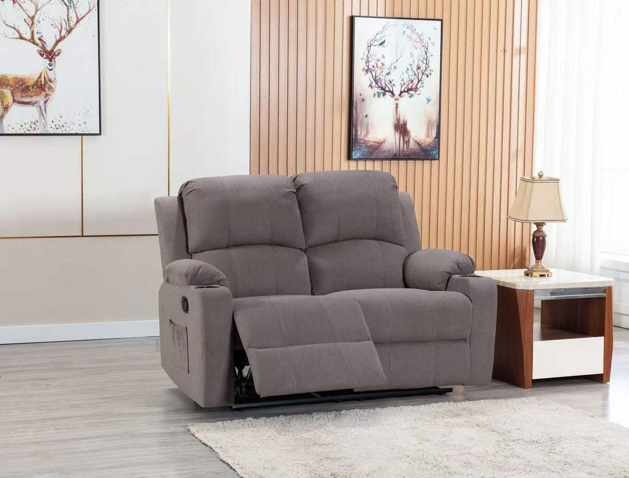 Coordinated recliner sofa set