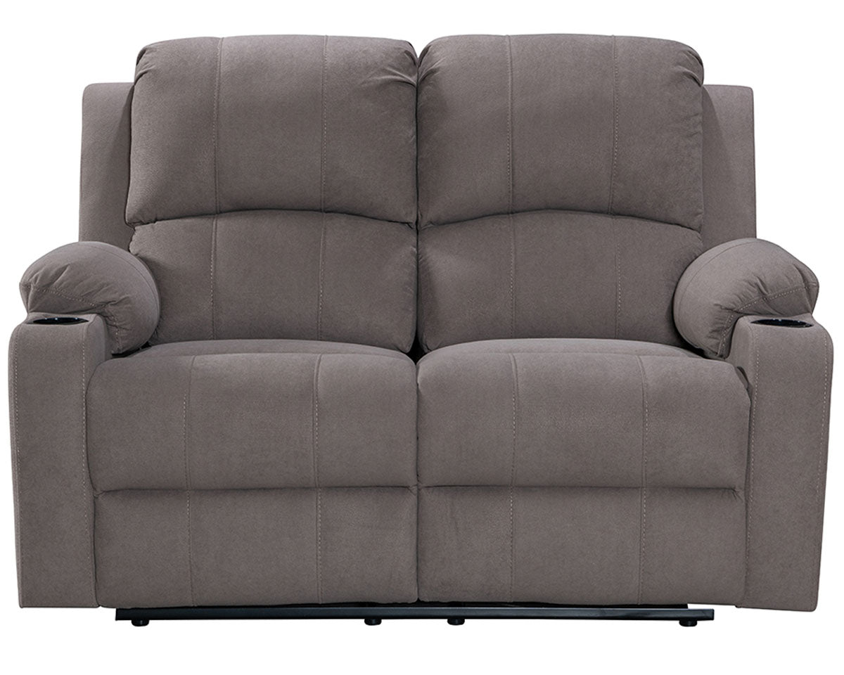 NovaCloud Fabric 2 Seater Recliner Sofa