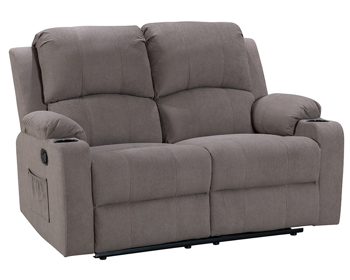 NovaCloud Fabric 2 Seater Recliner Sofa