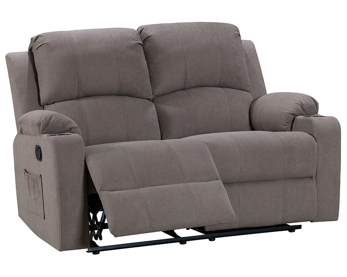 NovaCloud Fabric 2 Seater Recliner Sofa