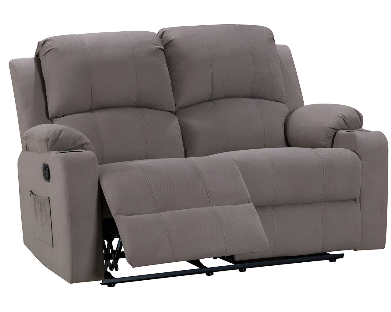 NovaCloud Fabric 2 Seater Recliner Sofa