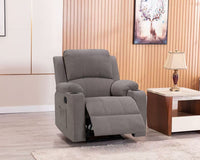 Thumbnail for NovaCloud Fabric 1 Seater Recliner Sofa