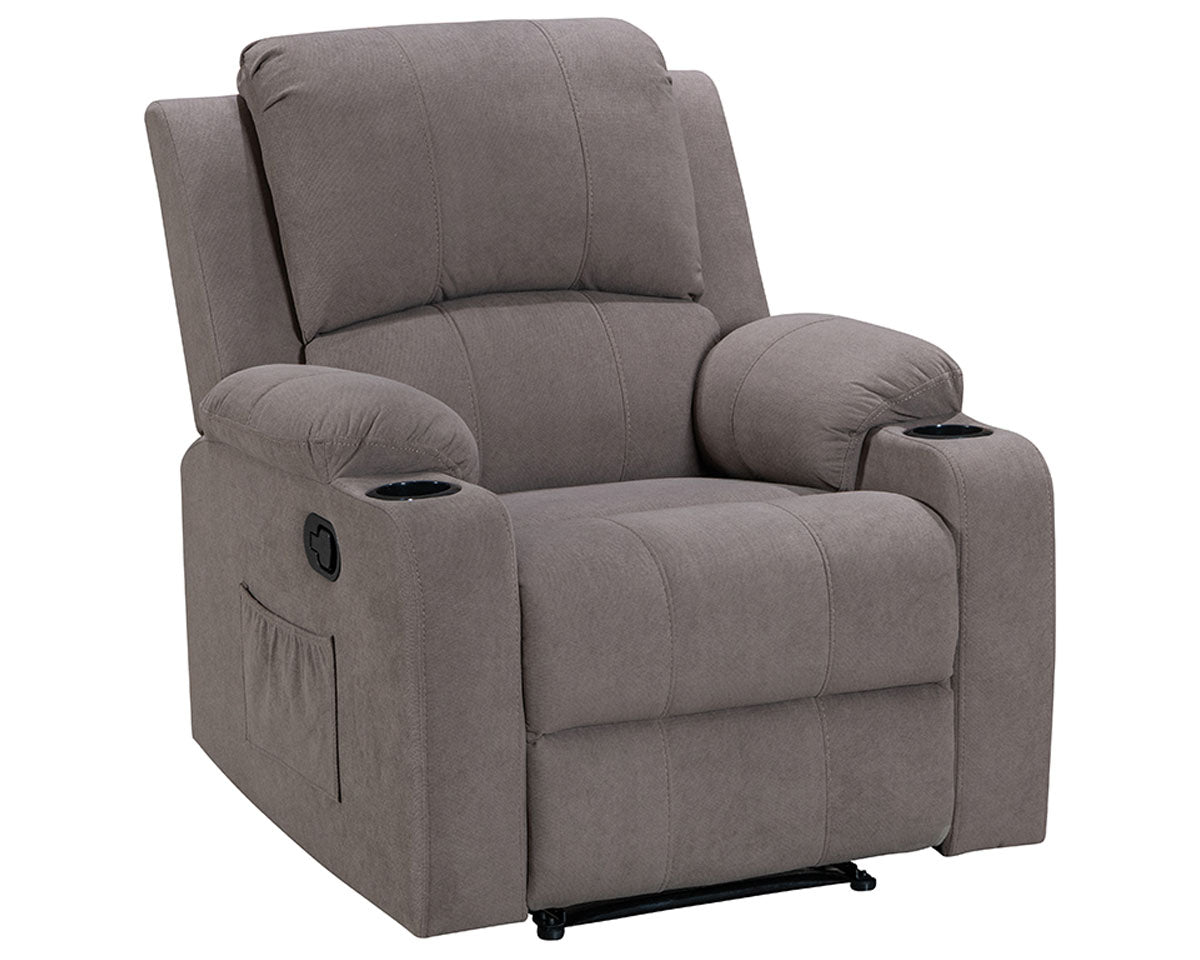 NovaCloud Fabric 1 Seater Recliner Sofa