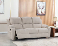 Thumbnail for NovaCloud Fabric 3 Seater Recliner Sofa