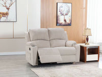 Thumbnail for NovaCloud Fabric 2 Seater Recliner Sofa