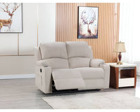 Thumbnail for NovaCloud Fabric 2 Seater Recliner Sofa