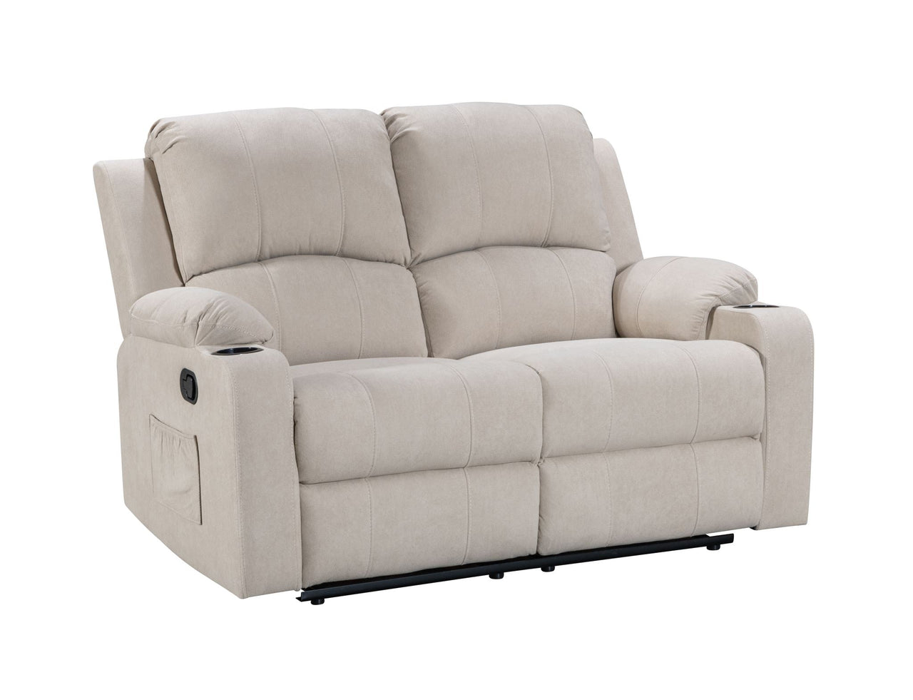 NovaCloud Fabric 2 Seater Recliner Sofa