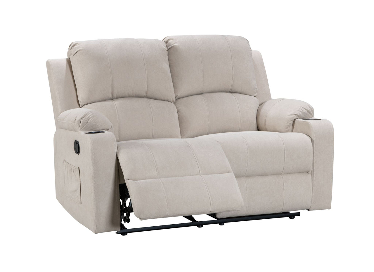 NovaCloud Fabric 2 Seater Recliner Sofa