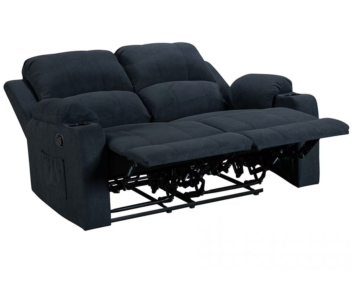 NovaCloud Fabric 3 Seater Recliner Sofa