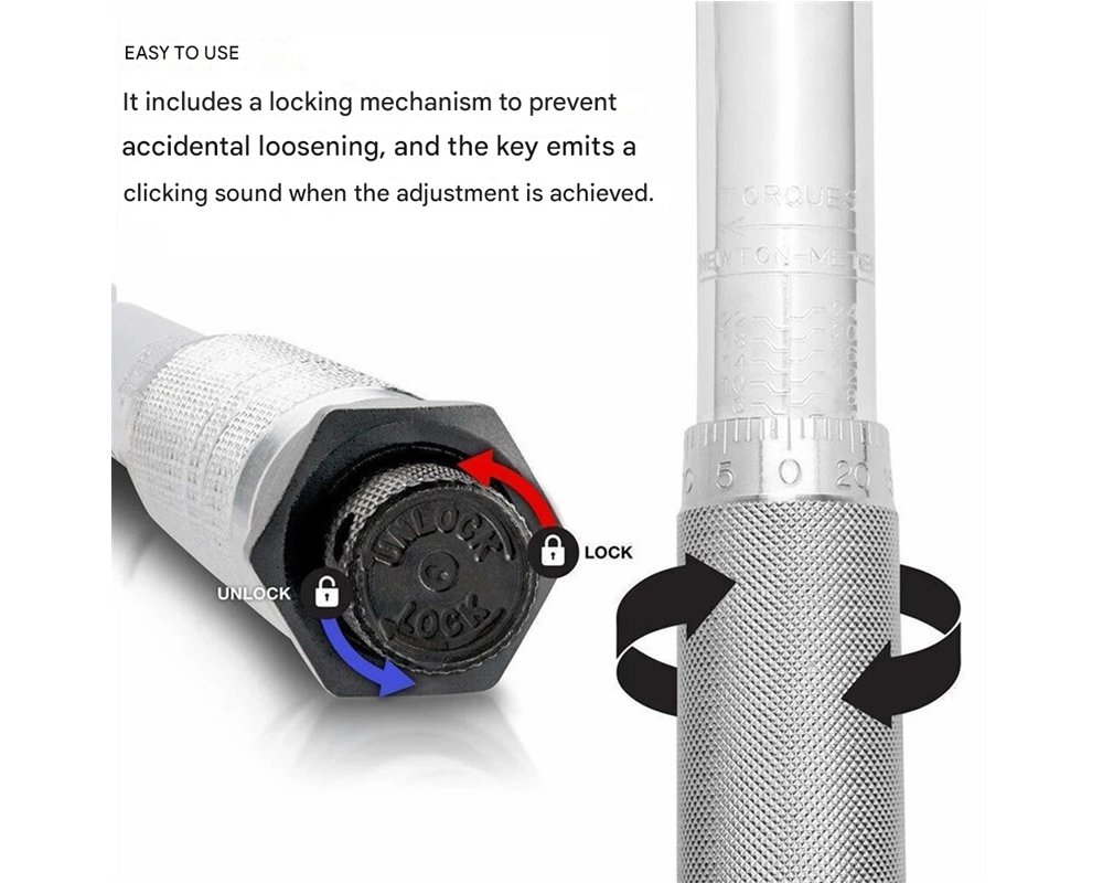 Ratchet Torque Wrench compact size with carry case