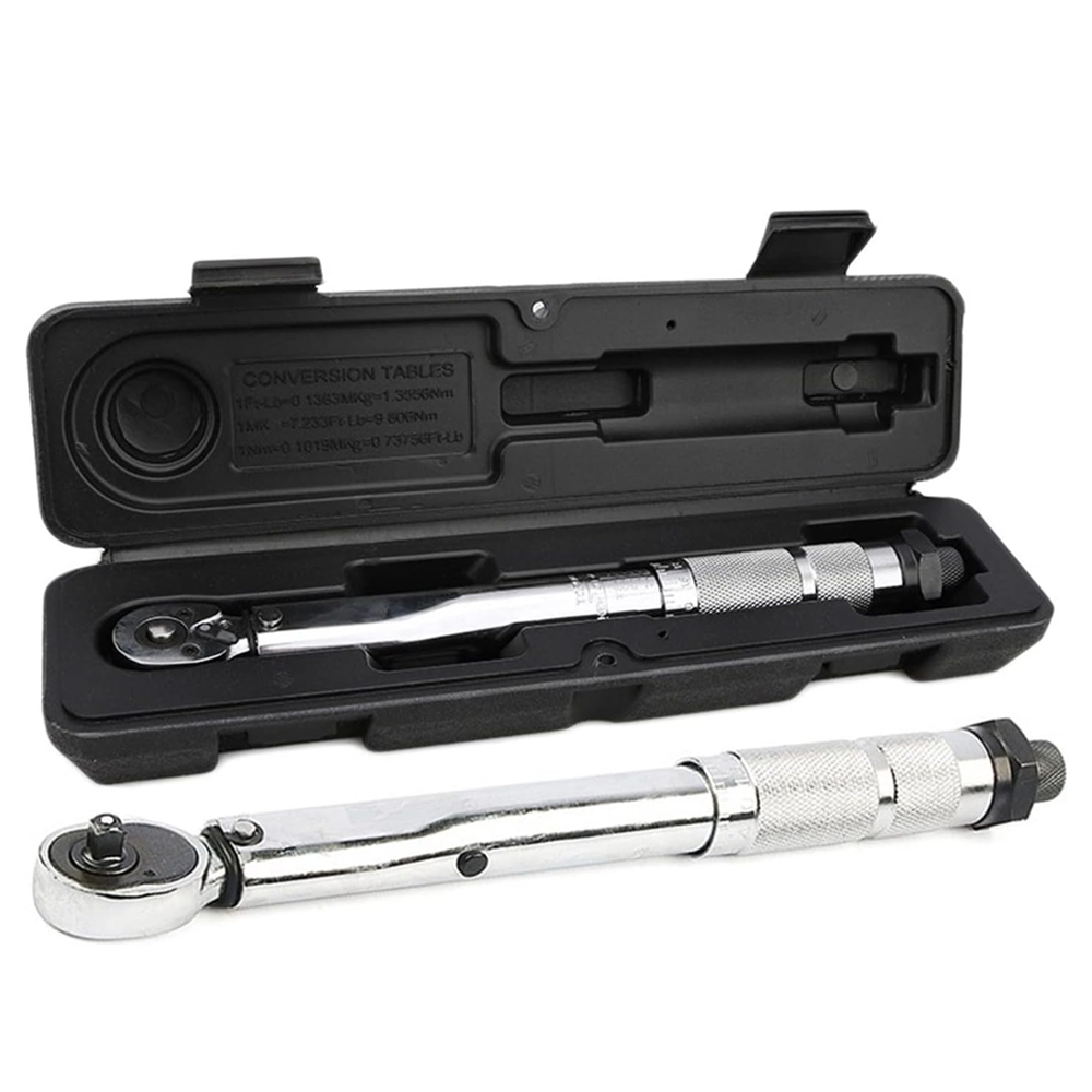 Ratchet Torque Wrench used on car wheel nut