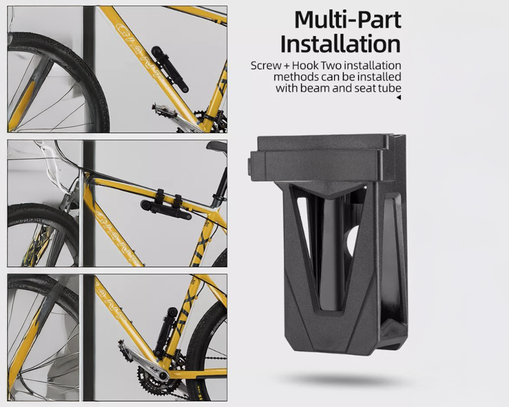 Secure folding lock for bicycles