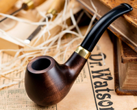 Thumbnail for Wooden pipe with smooth interior chamber