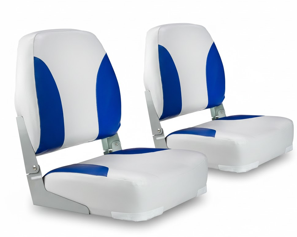 Side view of marine boat seats alloy hinges
