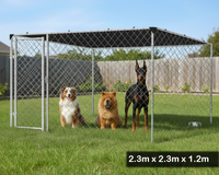 Thumbnail for Outdoor Dog Run with Shade Sail