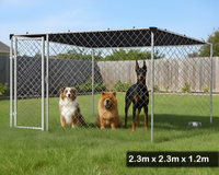 Thumbnail for Outdoor Dog Run with Shade Sail