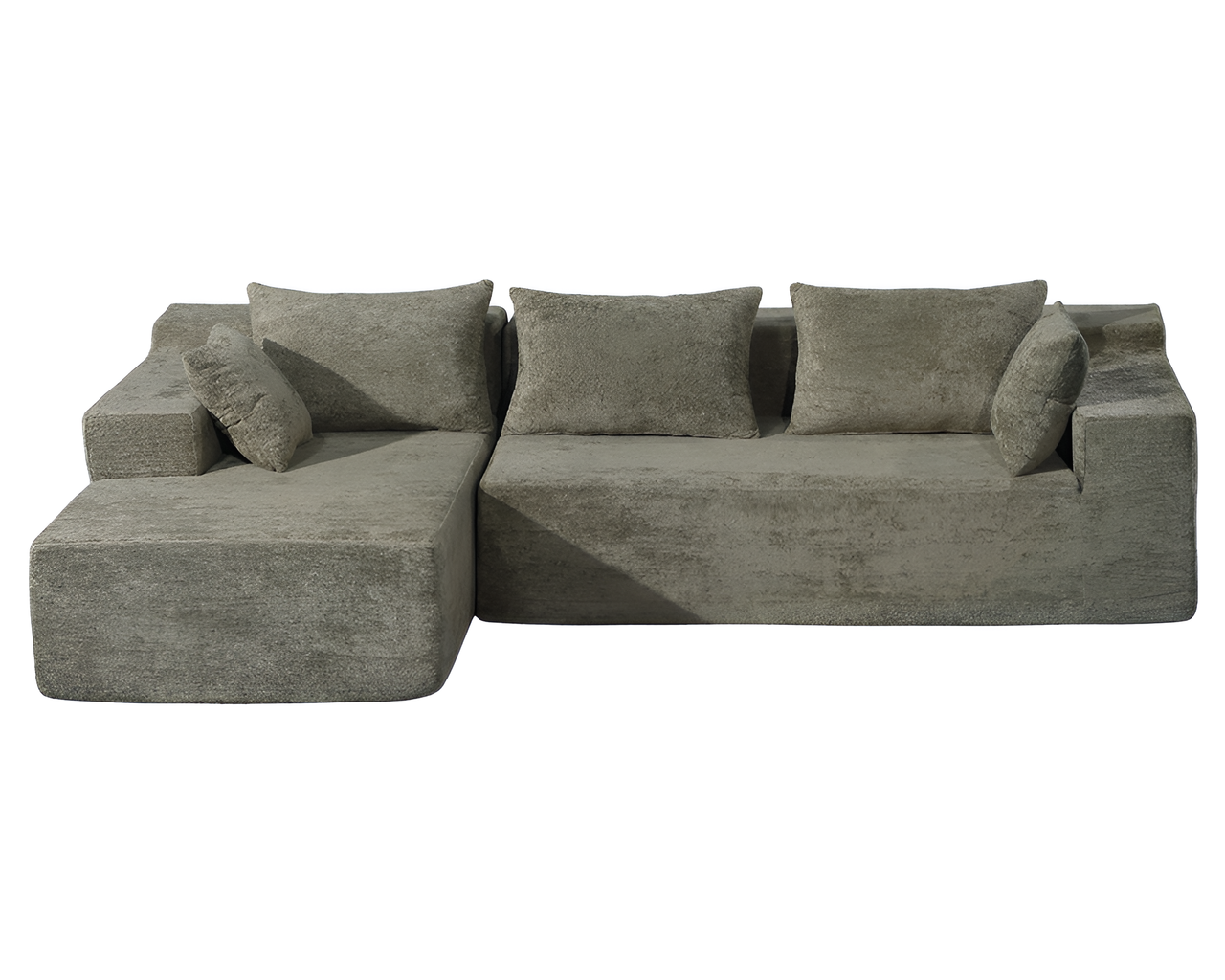 Compressed Sofa L-Shape Modular Sofa with Chaise