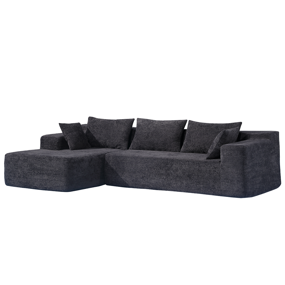 Compressed Sofa L Shape Modular Sofa with Chaise