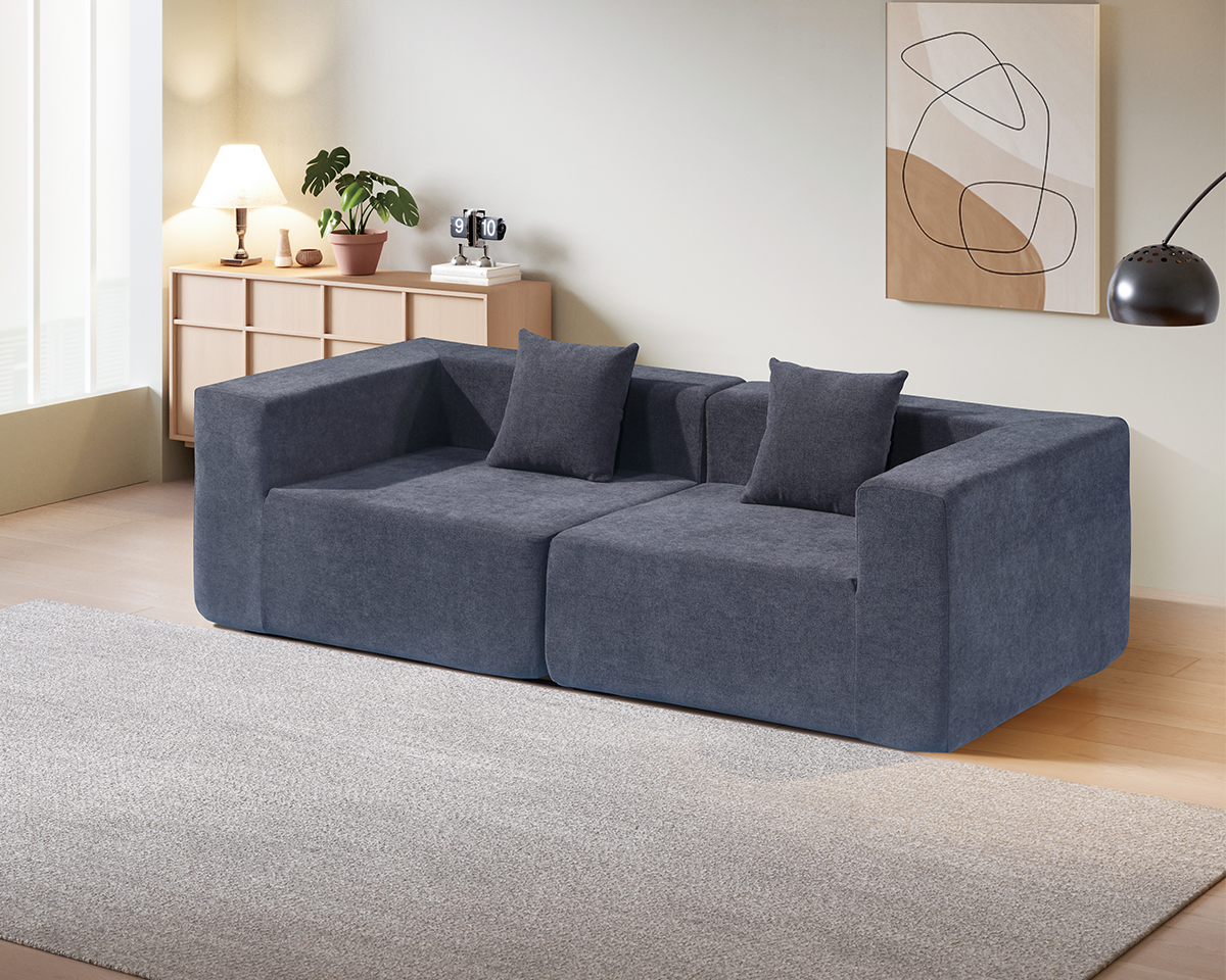 Compressed Modular 2 Seater Sofa
