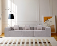 Thumbnail for Compressed Sofa Modern 3 Seater Modular Fabric Sofa