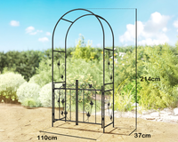 Thumbnail for Ground stakes securing arch in soil