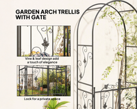 Thumbnail for Garden arch decorated with flowers