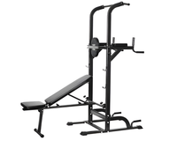 Thumbnail for Power Tower Dip Station Pull Up Bar for Home Gym