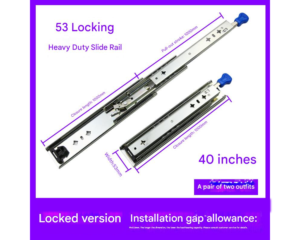 1000mm Drawer Slides Runner