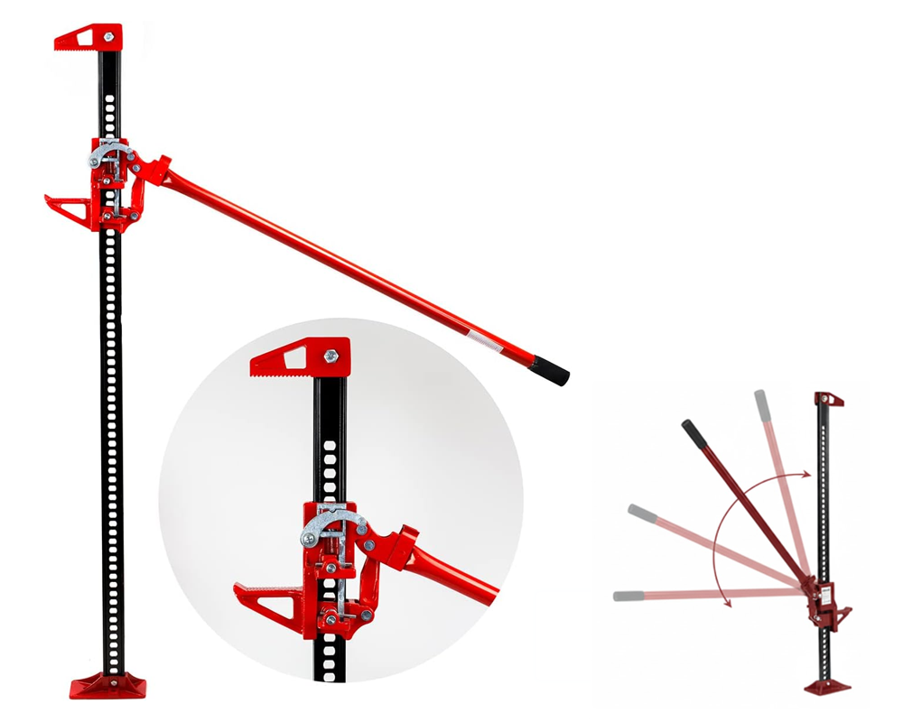 Heavy Duty Farm Jack maximum height 135 cm extended