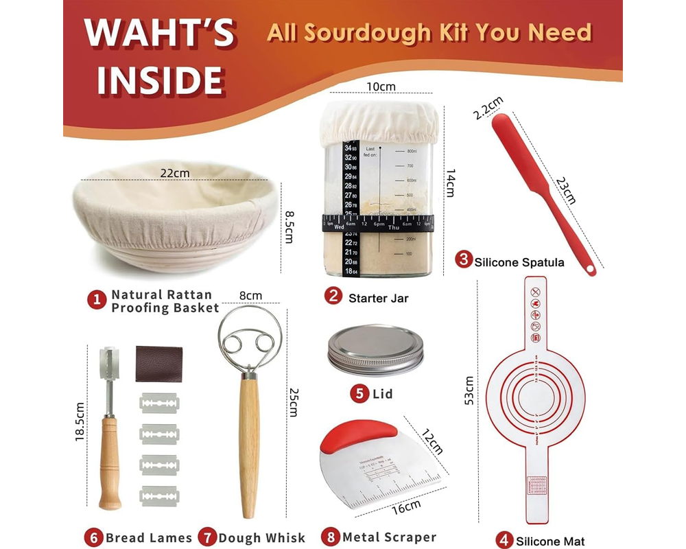 Bread Proofing Basket Set