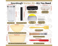 Thumbnail for Sourdough Starter Kit with Bread Proofing Basket