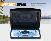 Thumbnail for Detail of insect net on RV Roof Vent Fan with LED Lights