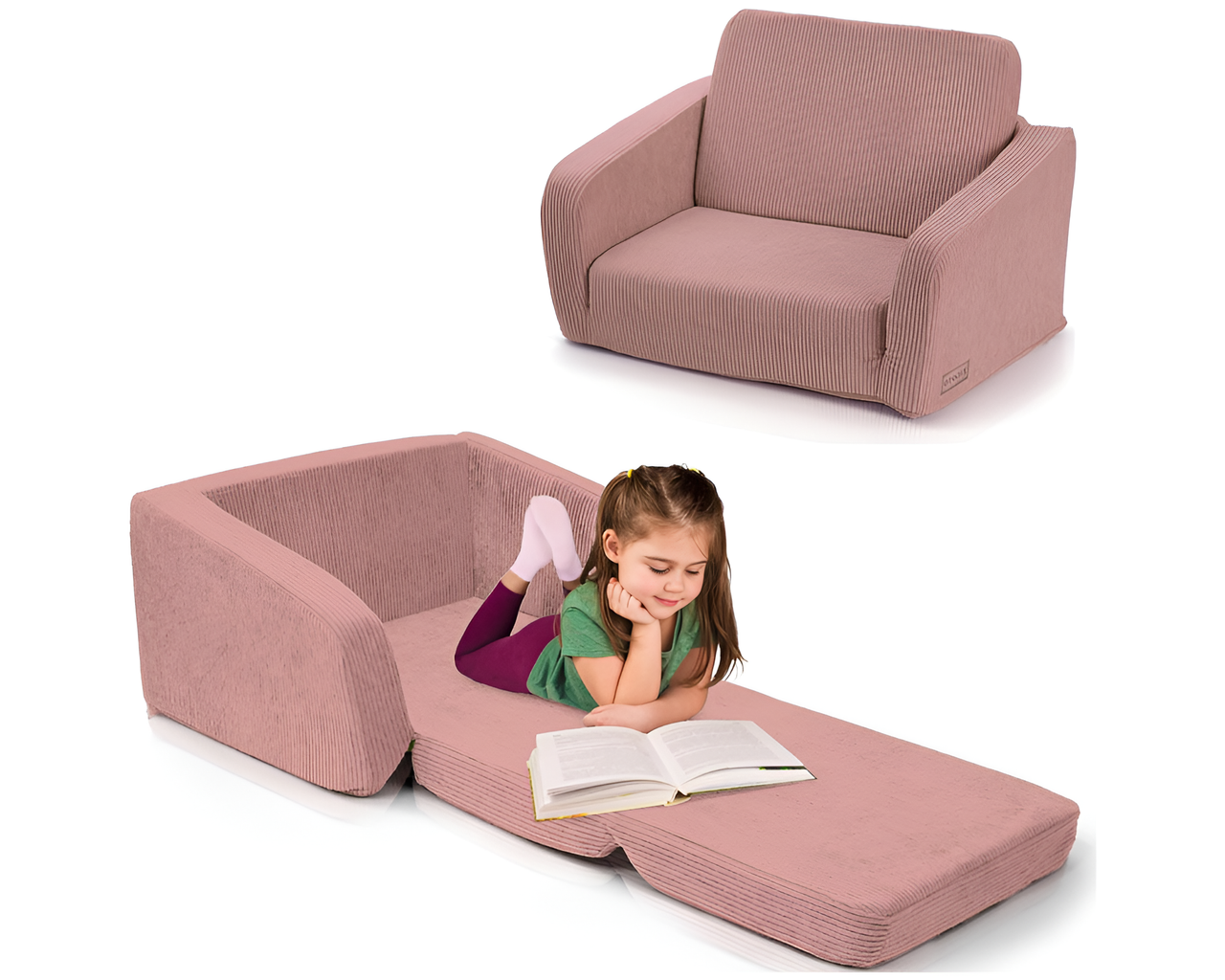 Kids sofa chair foldable design