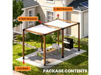 Thumbnail for Double Pergola Hardware DIY Kit