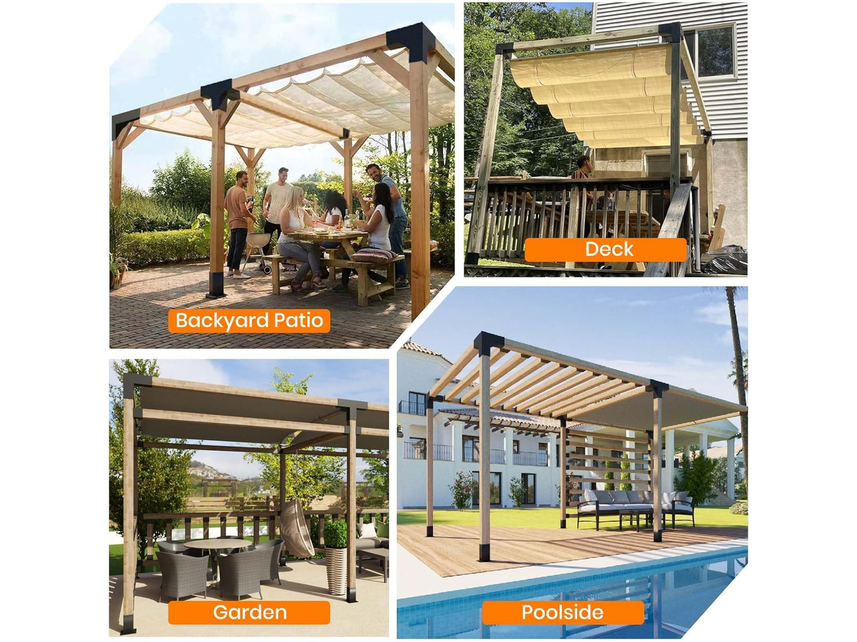 Double Pergola Hardware DIY Kit