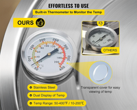Thumbnail for Alcohol distiller 50L with thermometer attached