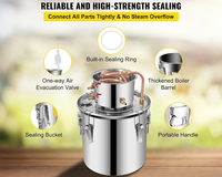 Thumbnail for Top view of 50L fermentation barrel