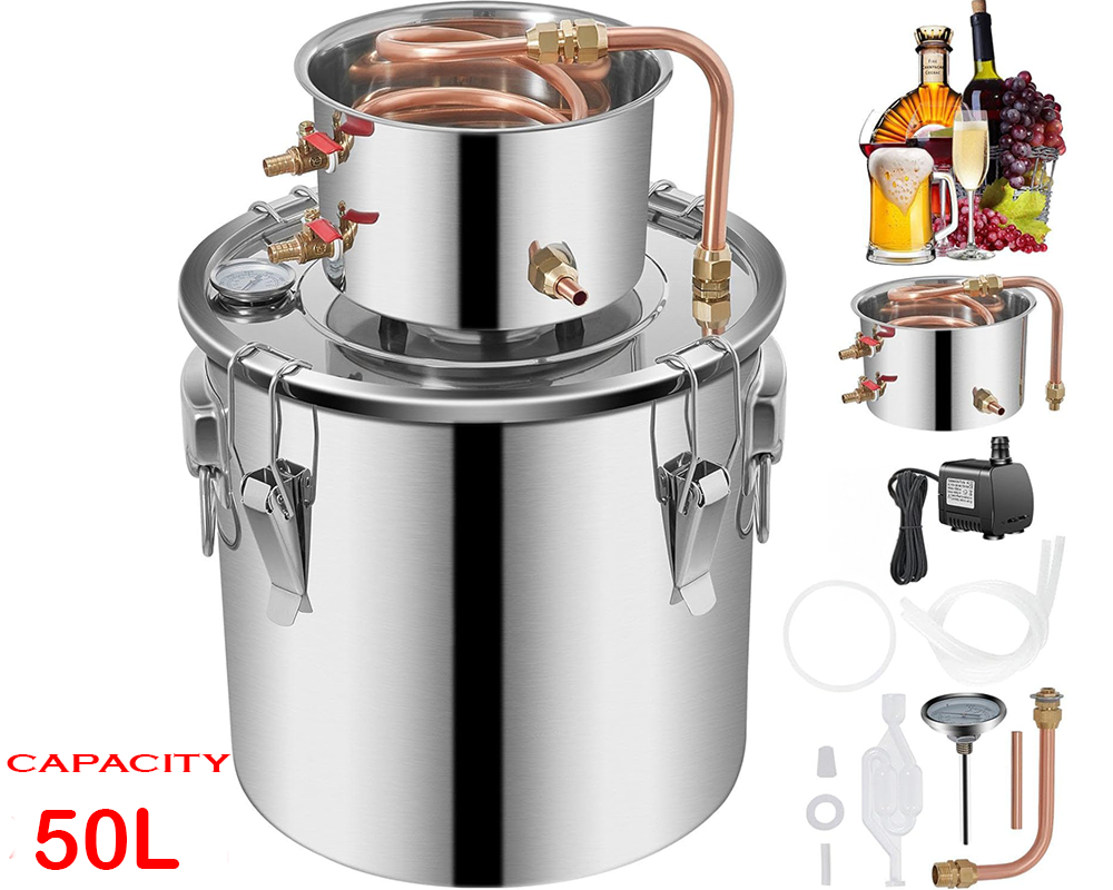 Alcohol distiller 50L assembled ready for use