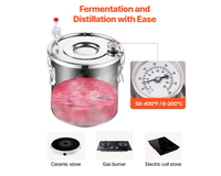 Thumbnail for Alcohol Distiller Still Water Wine Spirits Brew Home 50L