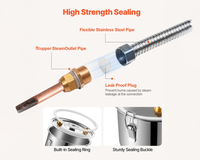 Thumbnail for Alcohol Distiller Still Water Wine Spirits Brew Home 50L