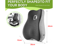 Thumbnail for Removable cotton cover on lumbar pillow