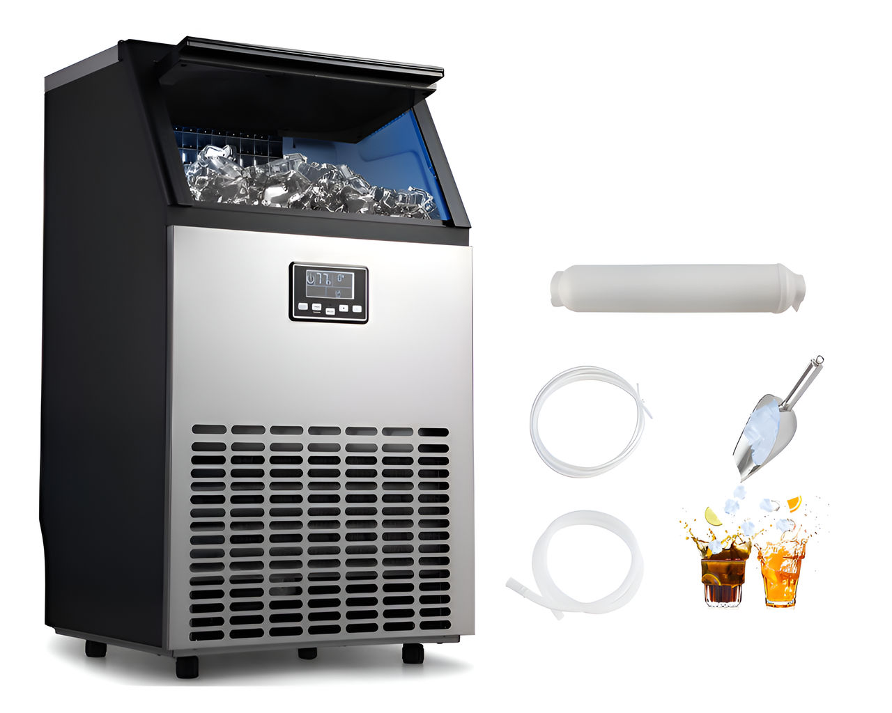 Bullet ice maker suitable for NZ businesses