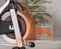 Thumbnail for Heavy Duty Exercise Spin Bike