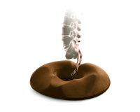 Thumbnail for Memory Foam Donut Seat Cushion Pillow removable cover