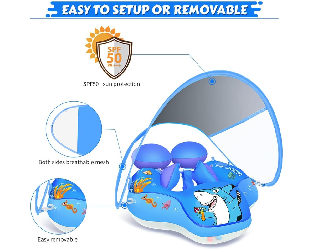 Inflatable Swimming float Ring Swim Pool Water Toys