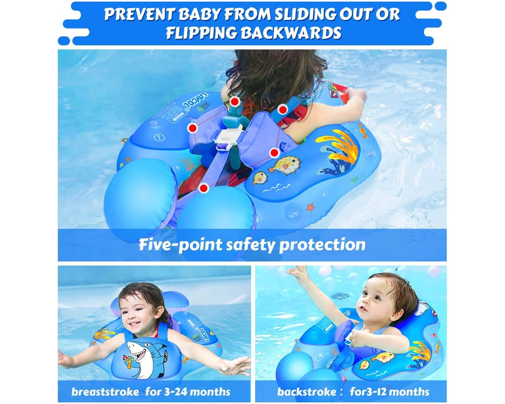 Inflatable Swimming Float crotch guard support