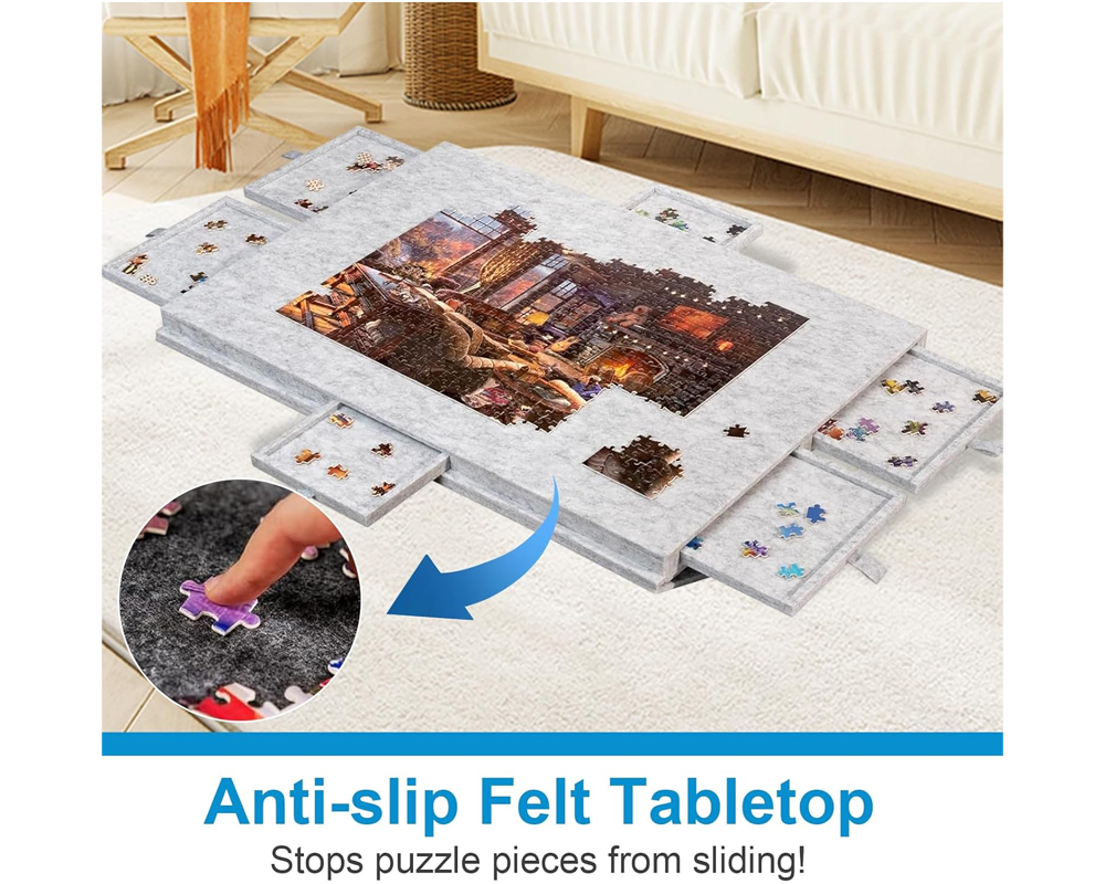 Adjustable stand for ergonomic puzzle solving