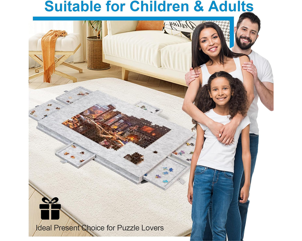 Puzzle table lightweight 204 kg design
