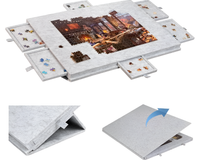Thumbnail for Puzzle Table Craft Board Game Table Jigsaw Game Table