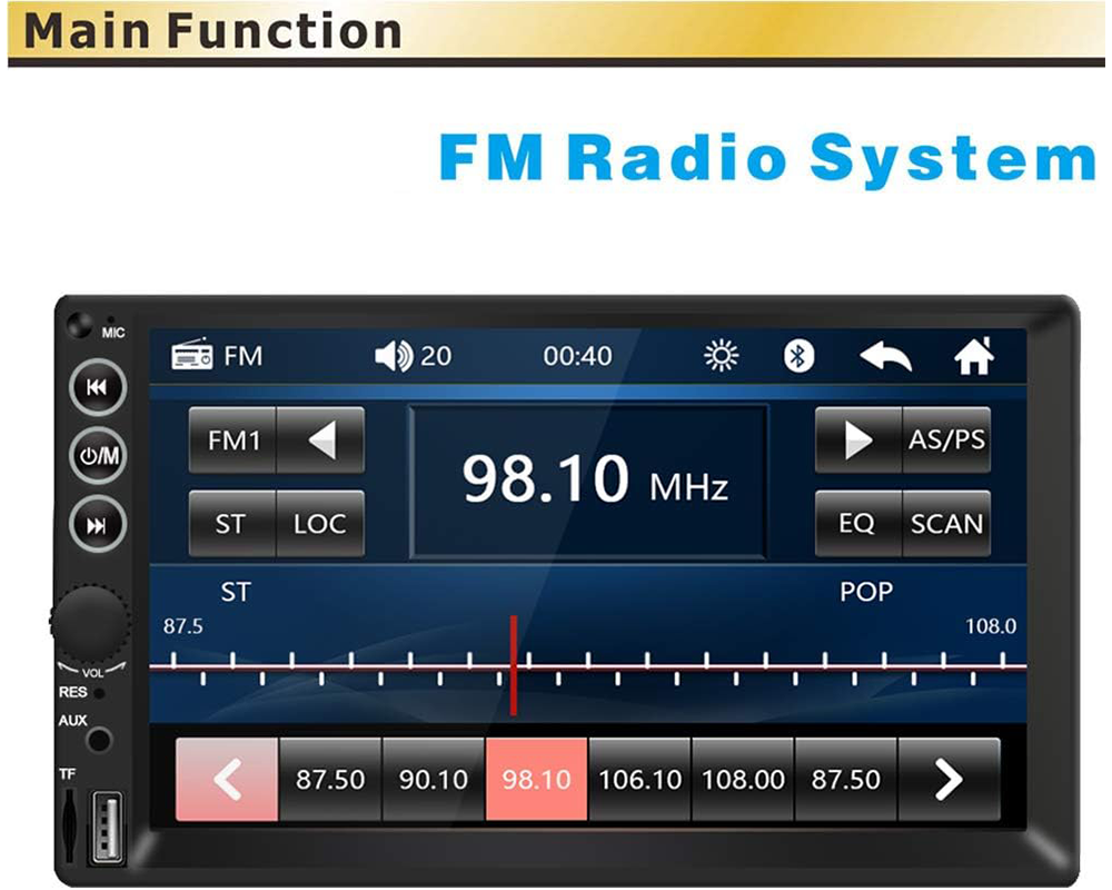 Car stereo multi-colour button lighting